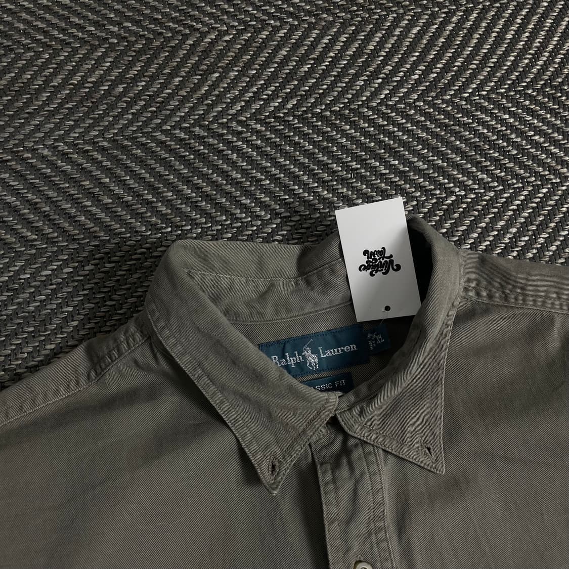 폴로 랄프로렌 포니 박시핏 카키 셔츠y 3519 상품이미지5
