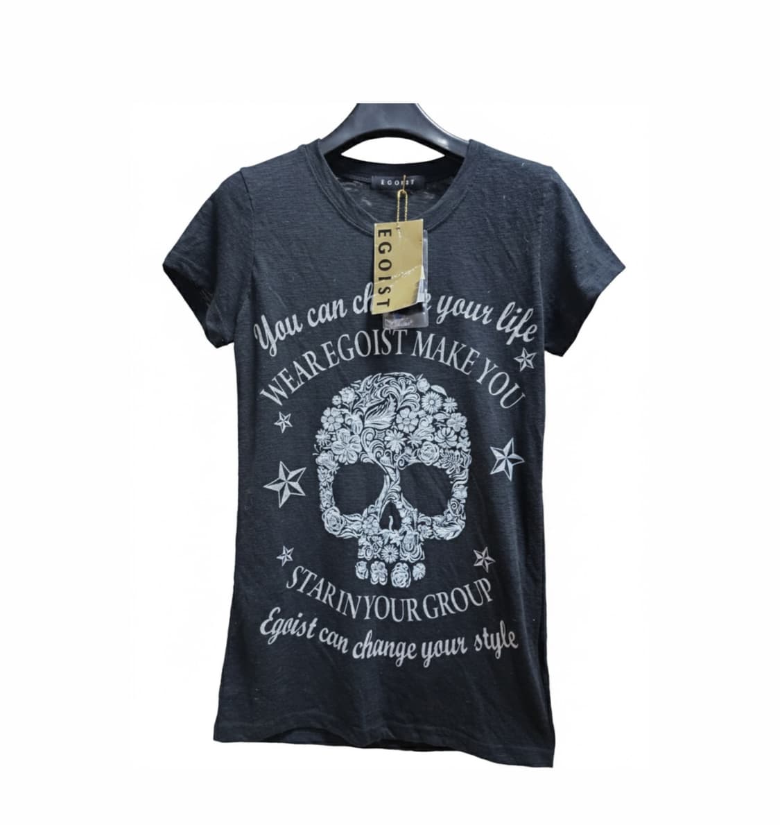 EGOIST 스컬 프린팅 반팔 티셔츠  상품이미지1