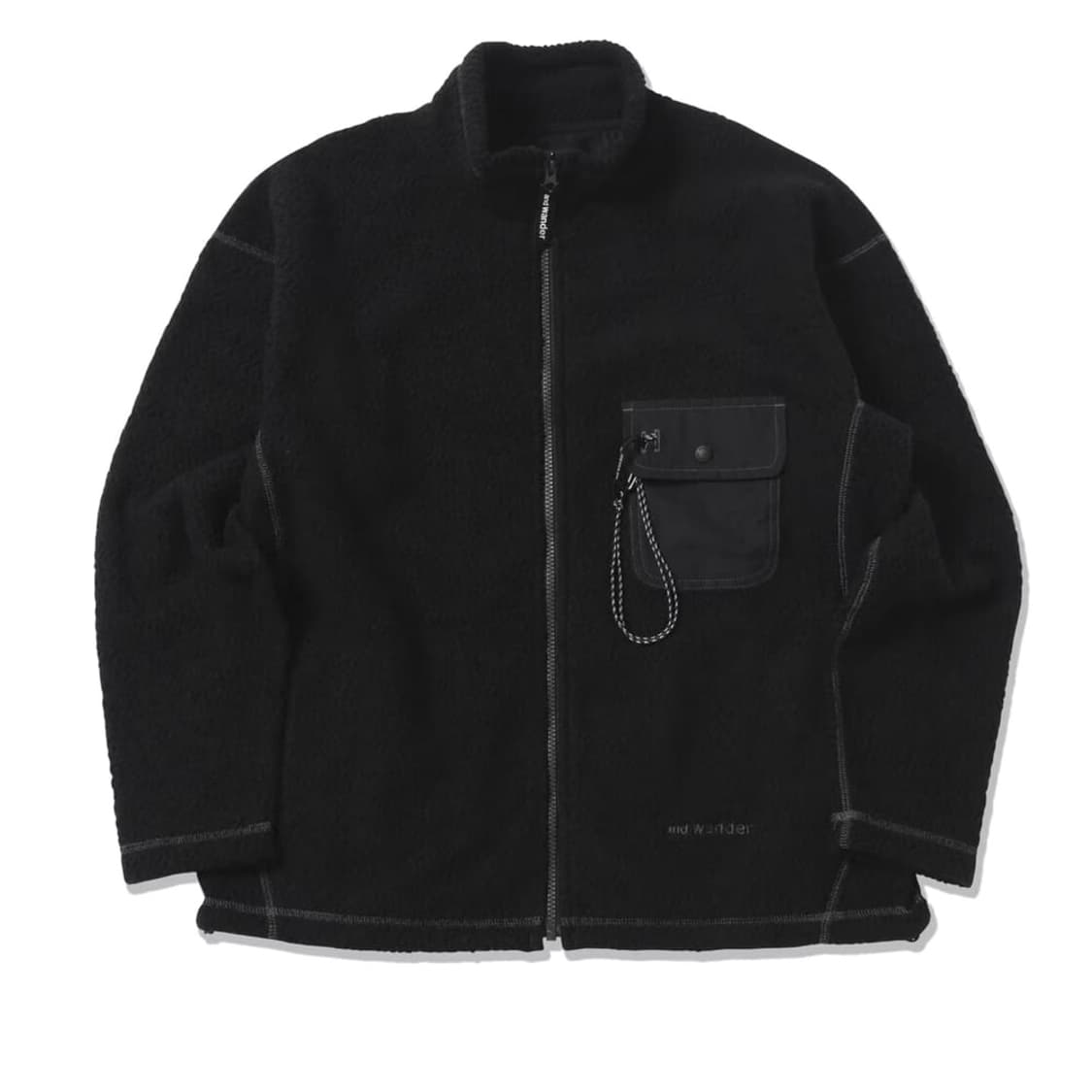 [L] 앤드원더 and wander jq 하이넥 집업 플리스 자켓 상품이미지1