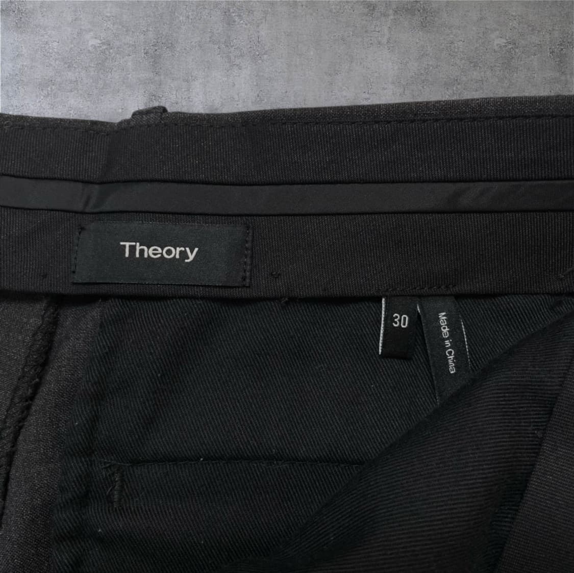 띠어리 Theory 차콜 울혼방 슬랙스 팬츠 30 상품이미지3