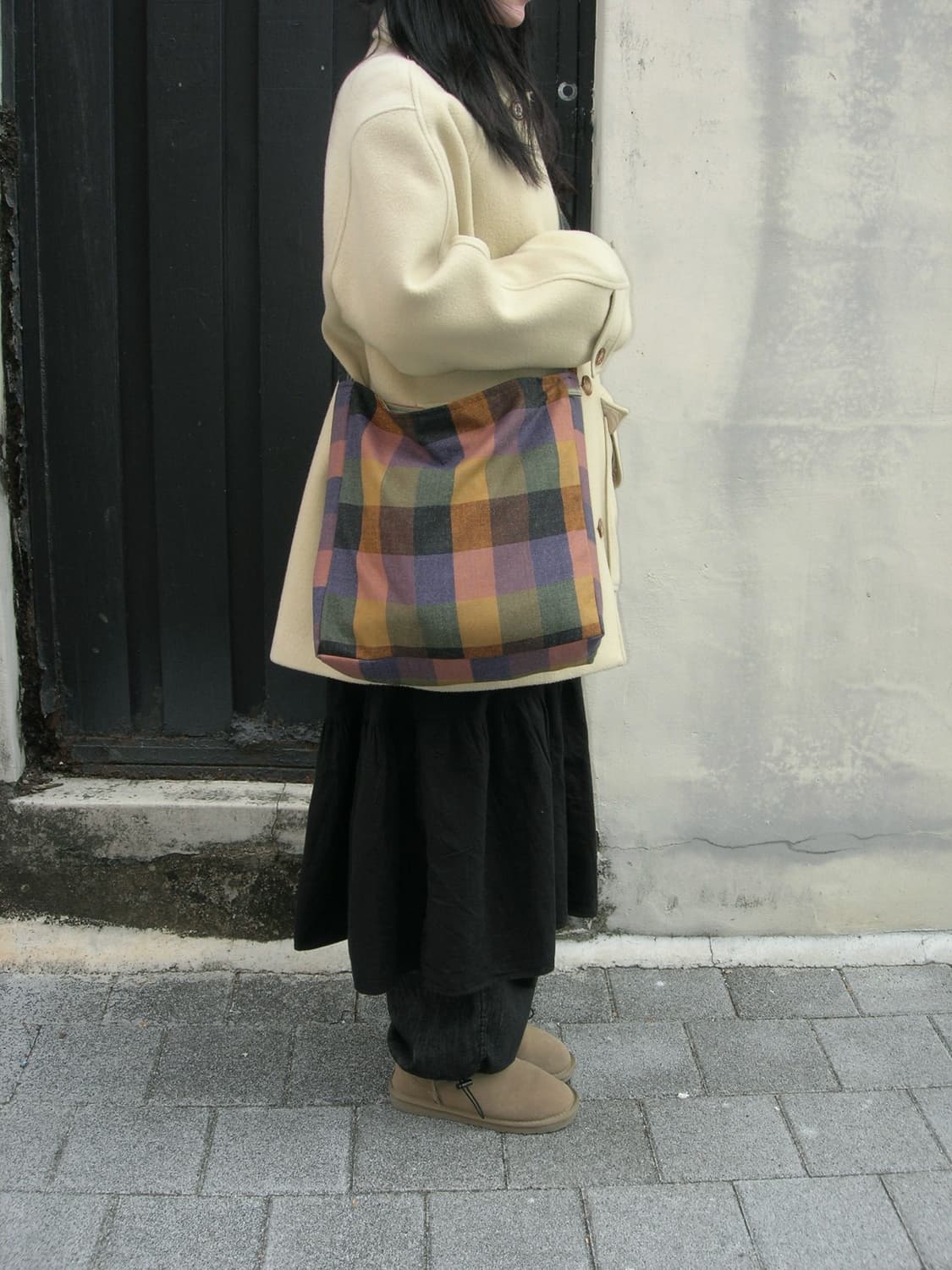 폴린리브즈 체크 백 상품이미지5