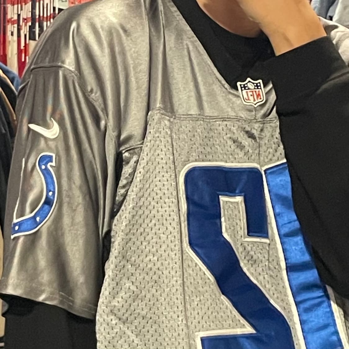 [IM] NFL 인디애나폴리스 콜츠 No.12 LUCK 그레이 반팔져지 상품이미지6