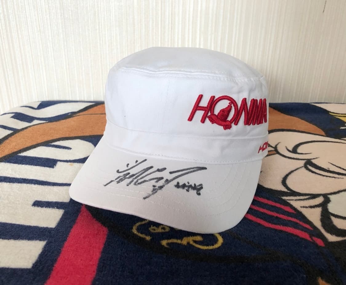 LPGA KEB-하나뱅크 챔피언십 혼마골프 허윤경프로 싸인모자 상품이미지1