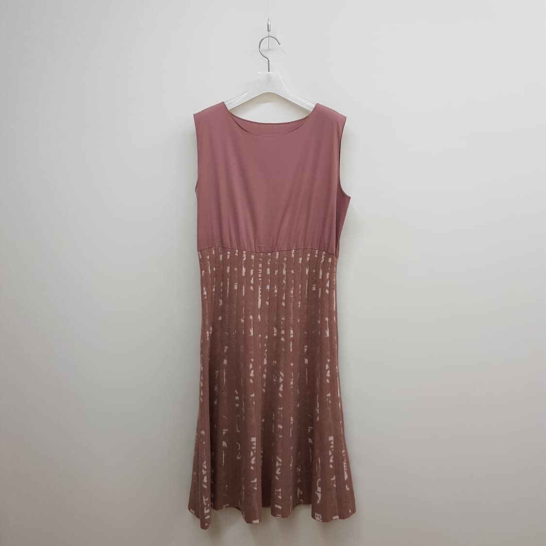 한섬 SJSJ 2021 레이어드 니트 플리츠 원피스 세트 F사이즈 상품이미지6