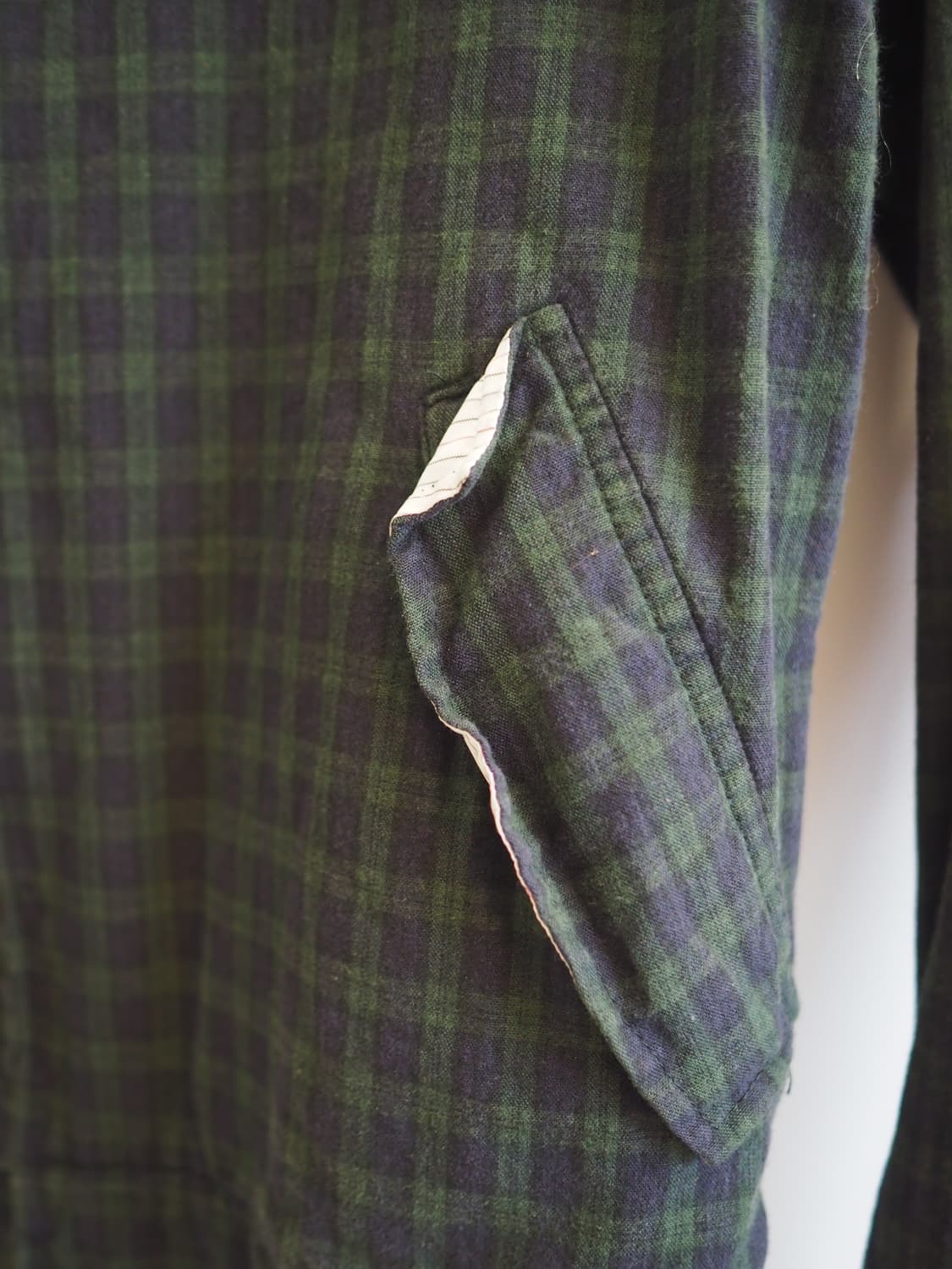 CIAOPANIC 블랙 와치 타탄 체크 헤링턴 자켓 상품이미지3