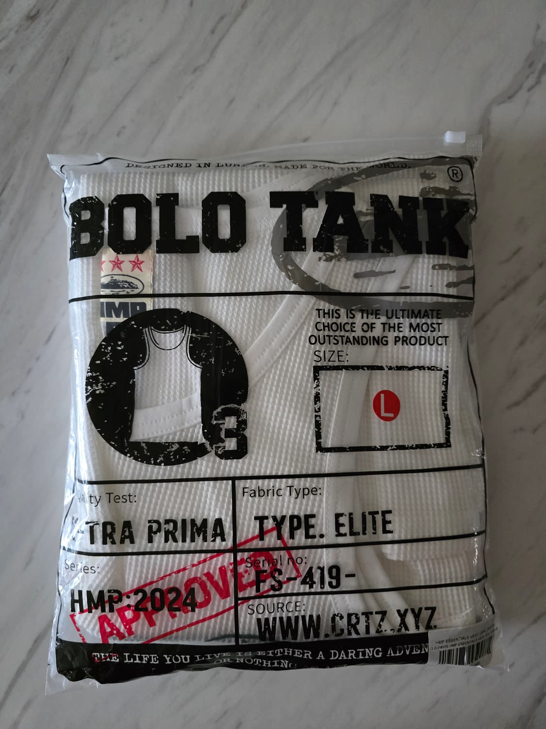 Corteiz bolo tank  L 코르테이즈 와플 슬리브리스 상품이미지1