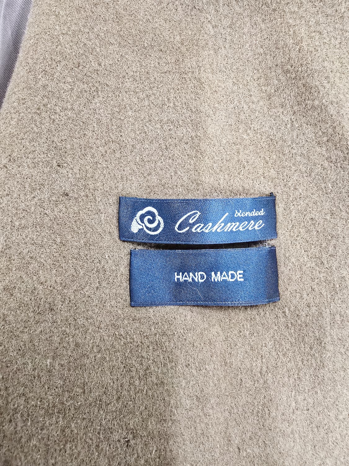 EnC 브라운 롱 코트 모캐시미어 혼방 상품이미지8