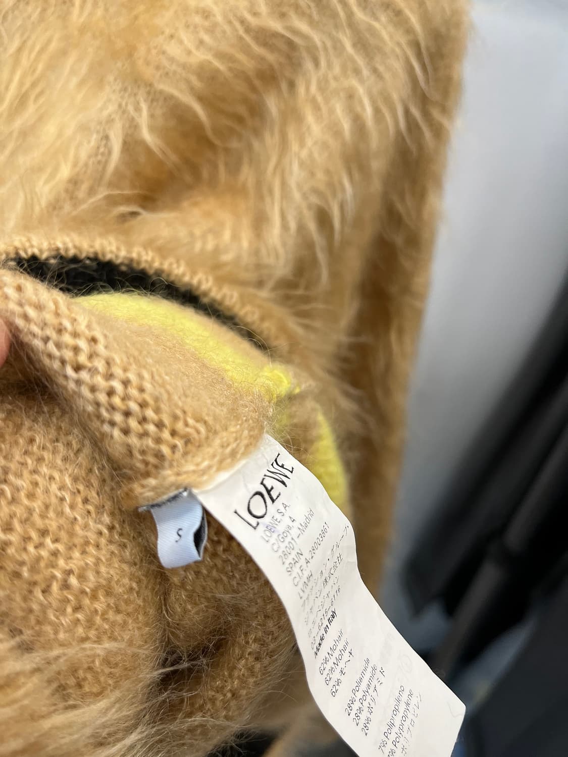 100) 로에베 오버 모헤어 니트 상품이미지9