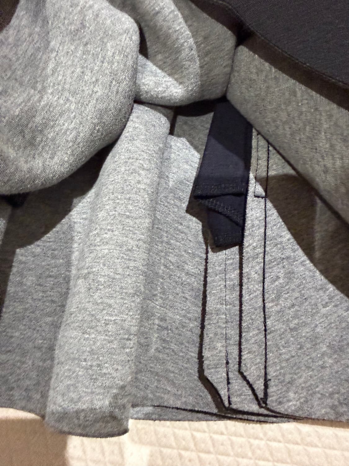 알렉산더왕 블랙 네오플렌 미니스커트 상품이미지3