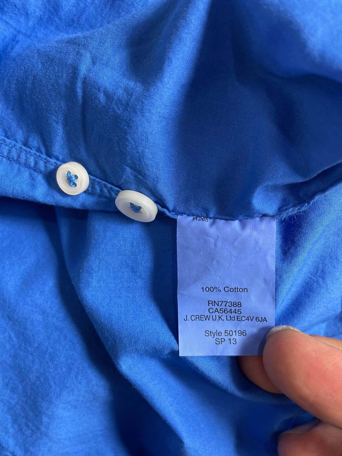 J.Crew 제이크루 셔츠 블루 상품이미지4