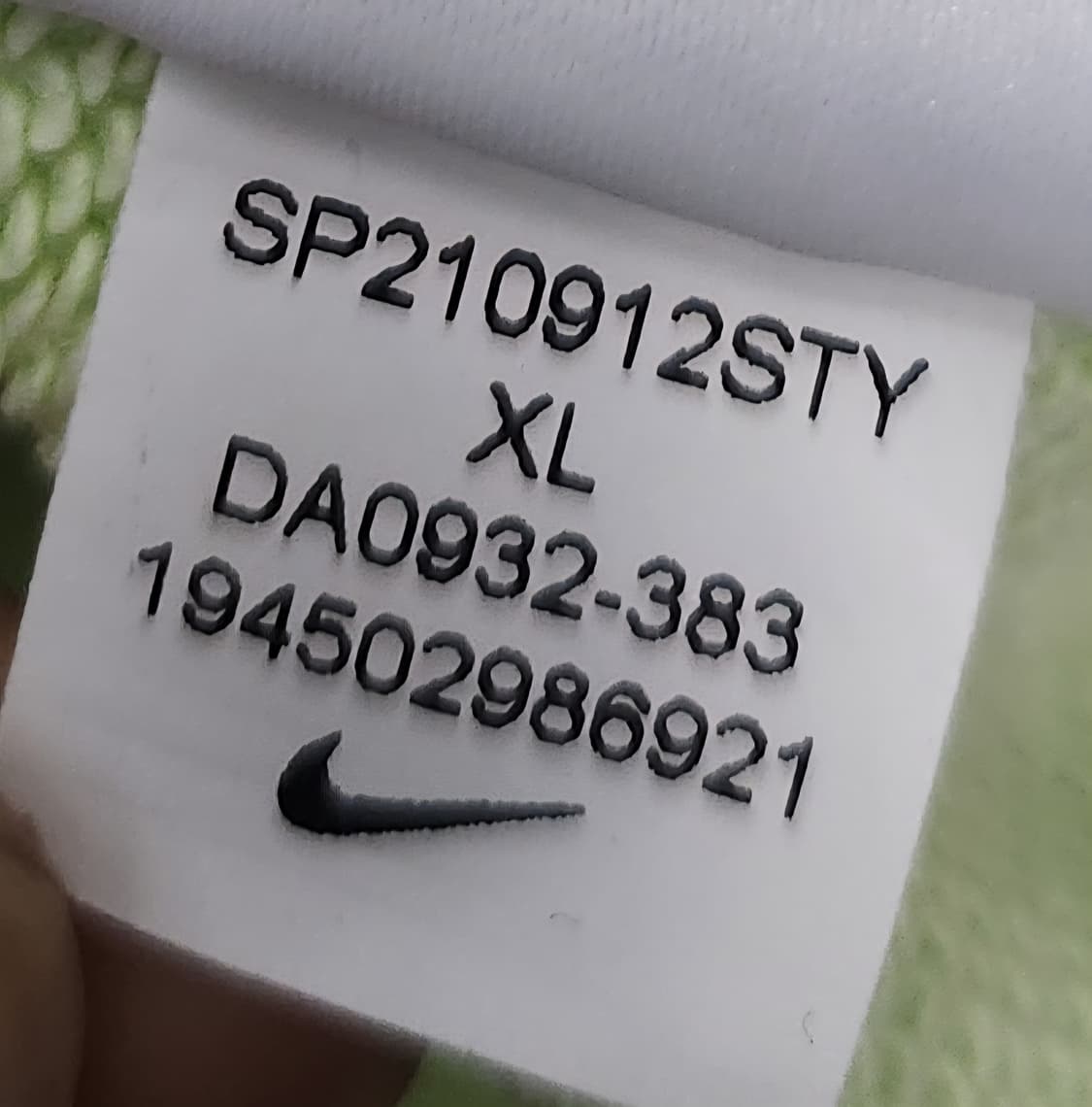 나이키 월드투어 프렌치 테리 후디 XL 상품이미지5