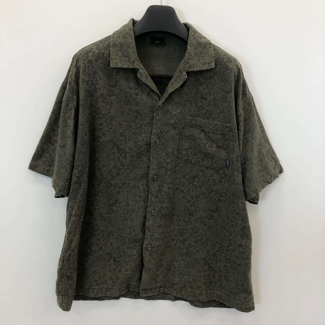 브라운브레스 오픈카라 패턴 반팔셔츠 XL 상품이미지1