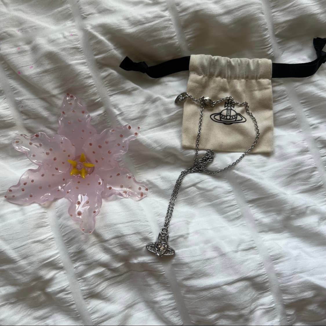 비비안웨스트우드 아카이브 아리엘라 하트 orb 팬던트 목걸이 상품이미지6