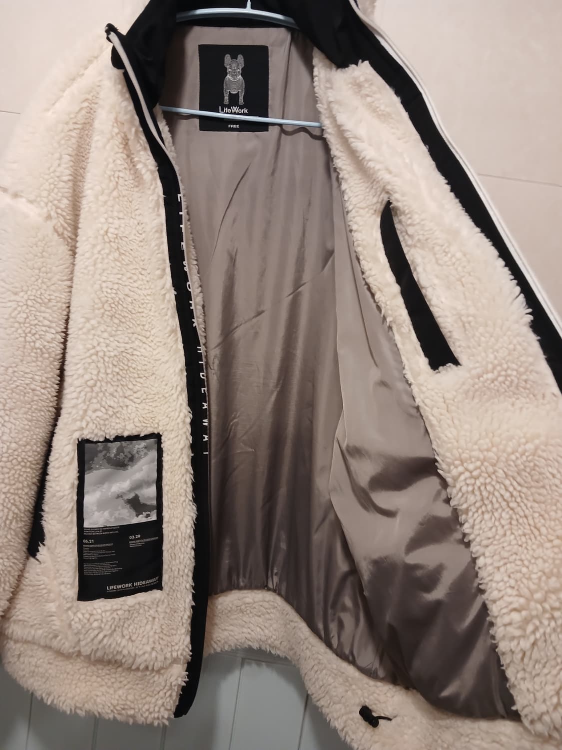 라이프워크 정품 남성 뽀글이 free (105 ~ 110) 사이즈 상품이미지4