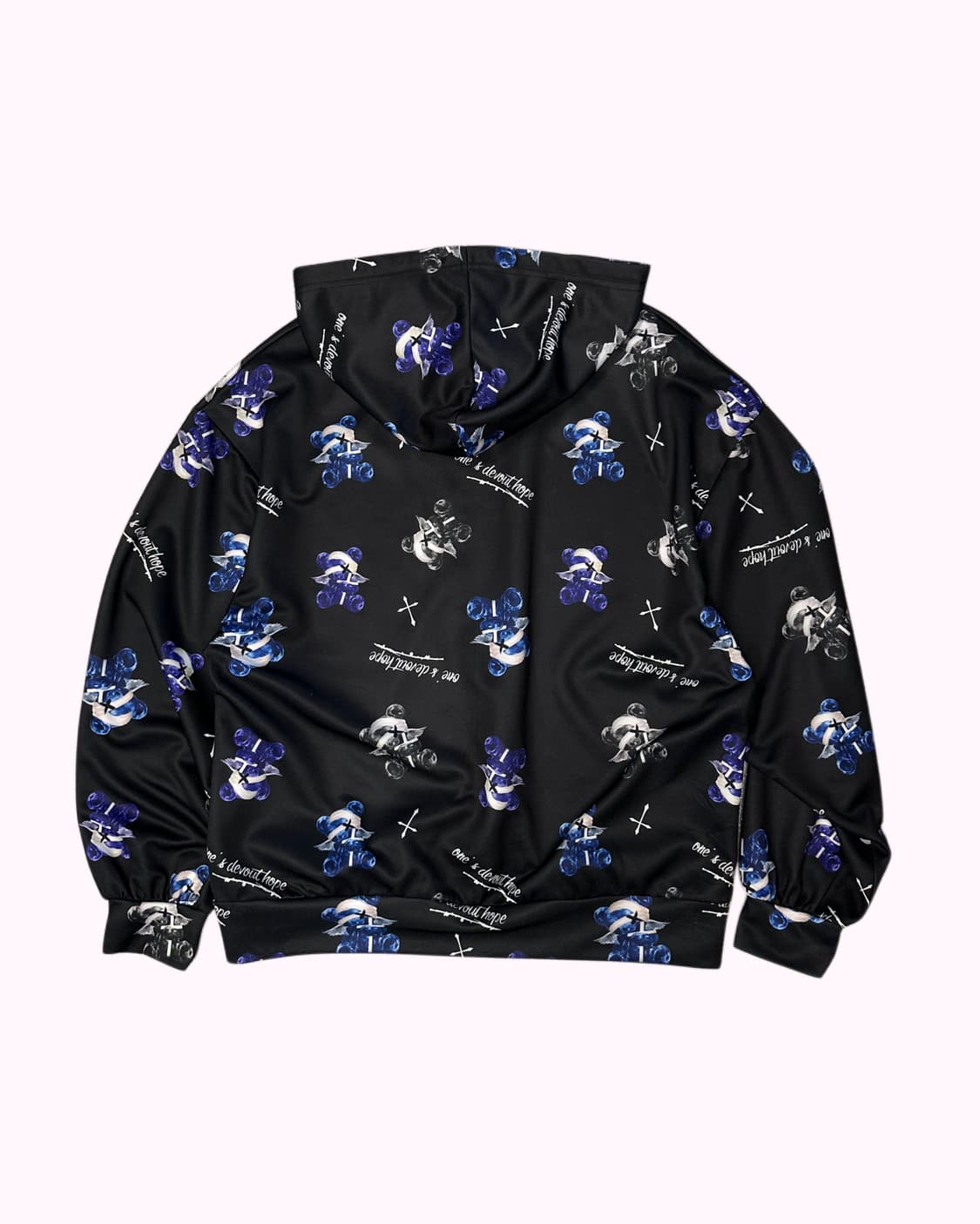 goth bear hood zip-up 상품이미지5