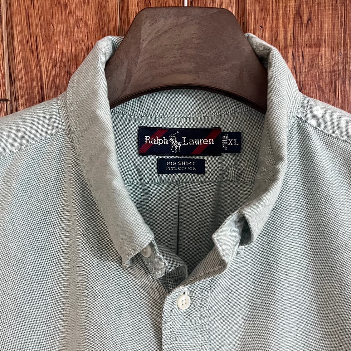 폴로 BIG SHIRT 그린컬러 셔츠 상품이미지3