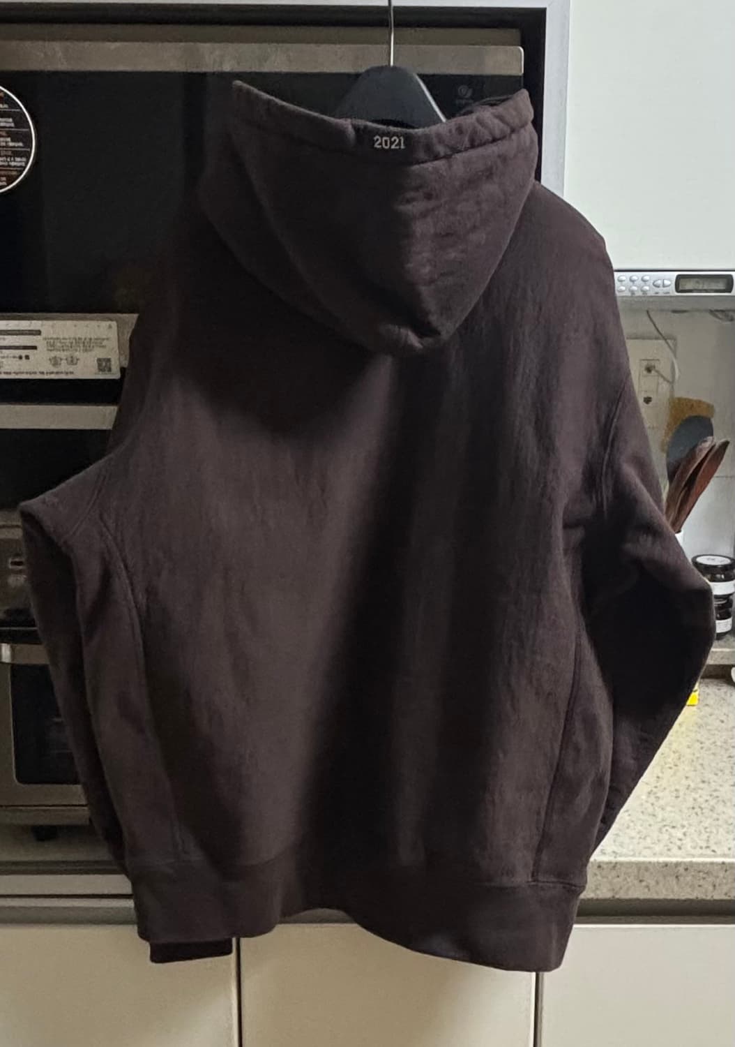 슈프림 박스 로고 후드 다크 브라운 (2회착용) KREAM 현재 S은 7 상품이미지3