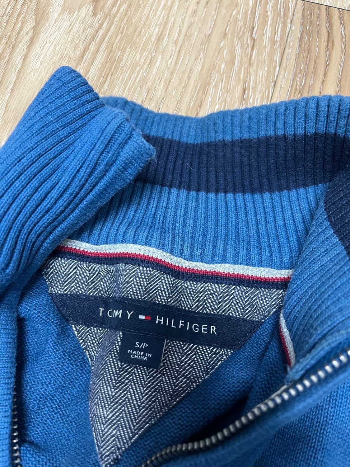 타미힐피거 하프집업 니트 S 상품이미지3