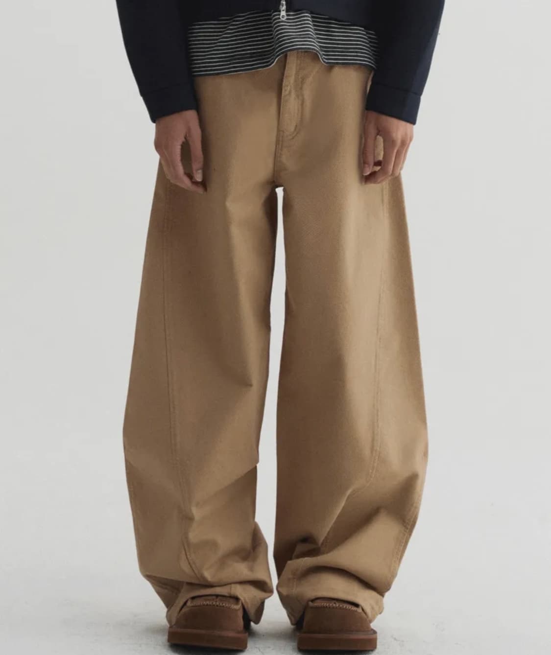 DNSR 트윌 커브드 치노 팬츠 상품이미지1