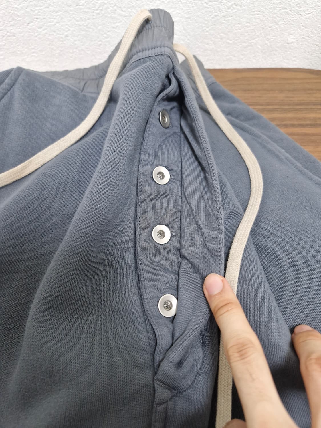 [XS] 릭오웬스 다크쉐도우 FW19 Flint/Cherry 스웻팬츠 상품이미지5