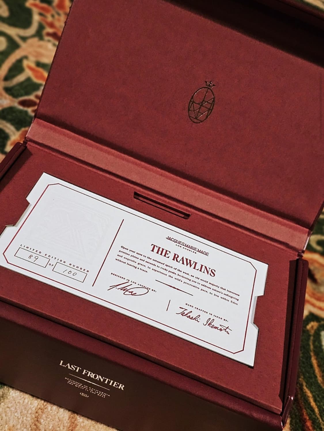 자크마리마지 라스트프론티어 롤린스 89/100 한정판 상품이미지2