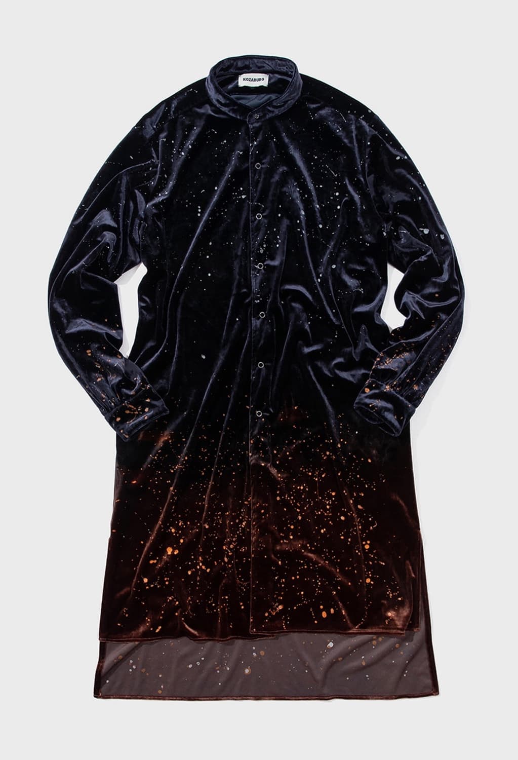 코자부로 벨벳 페인티드 롱 셔츠 3사이즈 황금사이즈  상품이미지1