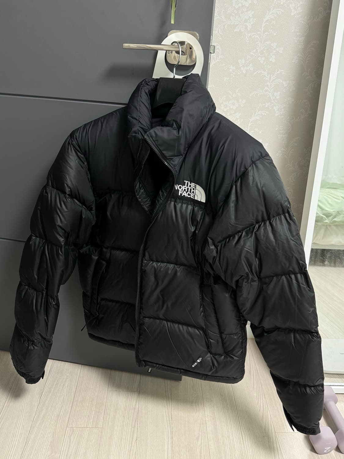 노스페이스 1996 에코 눕시 패딩블랙 M (한번 입음) 표 상품이미지2