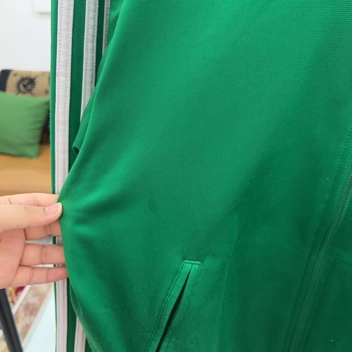 아디다스 파이어버드 그린 트랙탑 집업 져지 100 C05075 상품이미지8