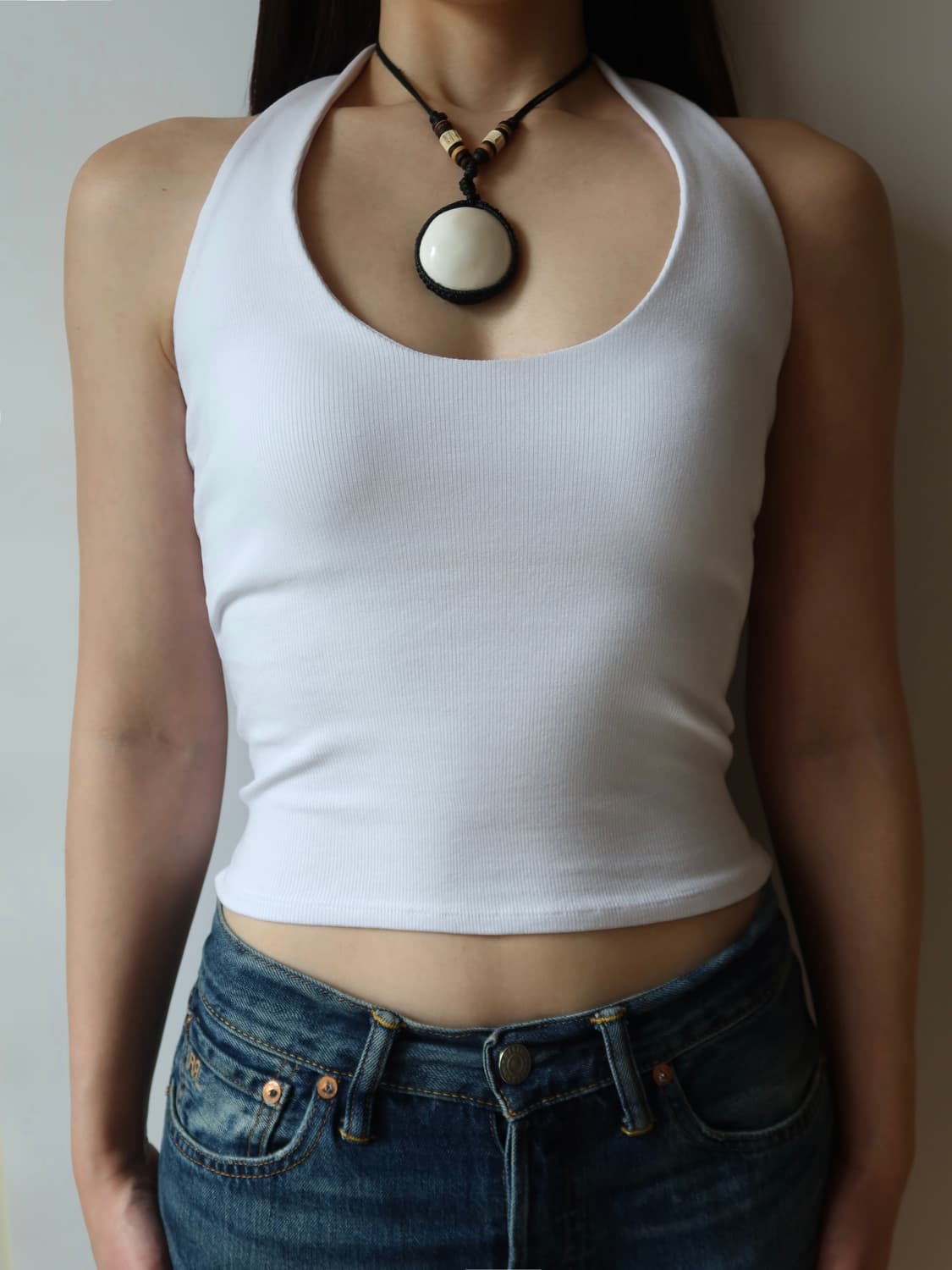 white shell necklace 상품이미지2