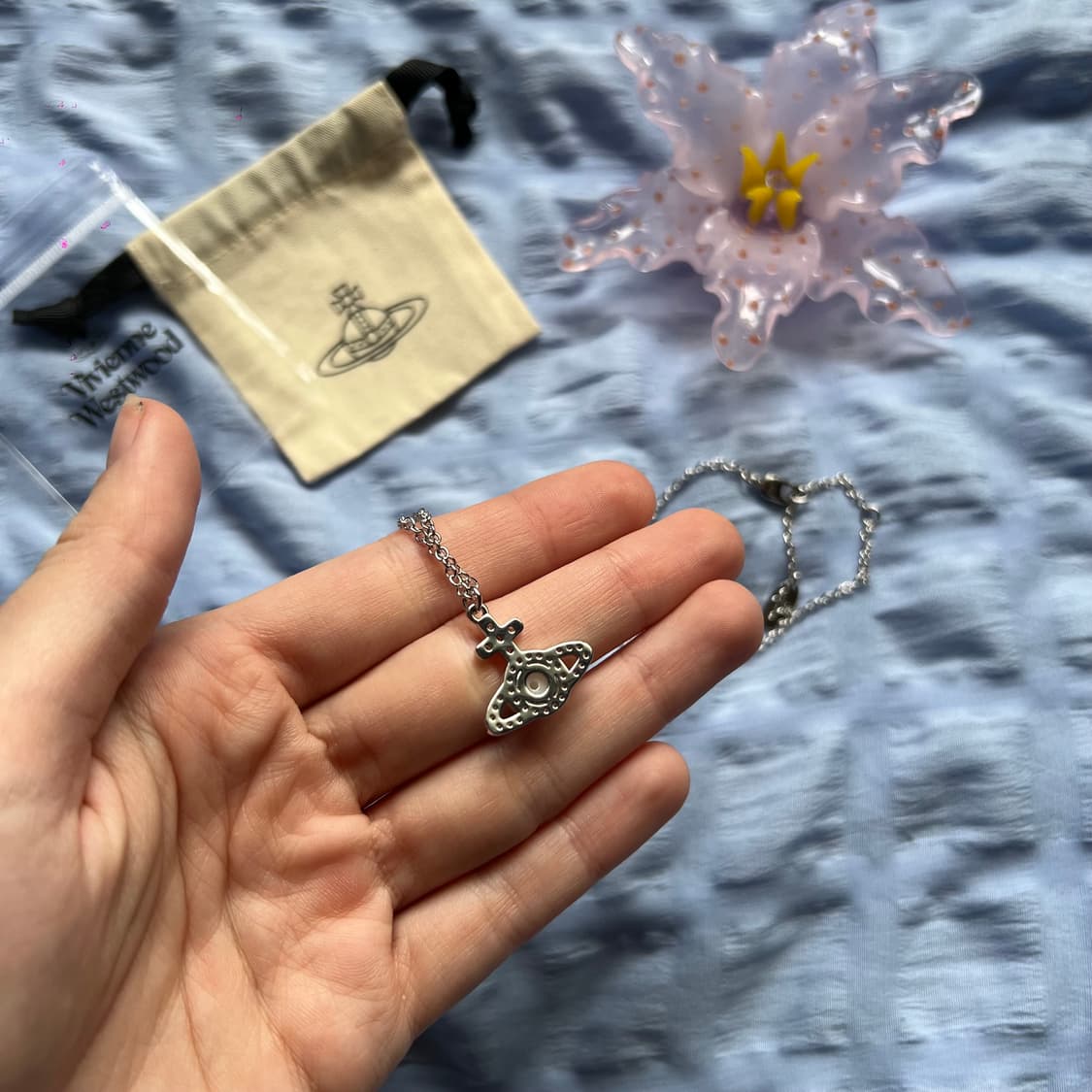 비비안웨스트우드 올림피아 펄 펜던트 네크리스 상품이미지5