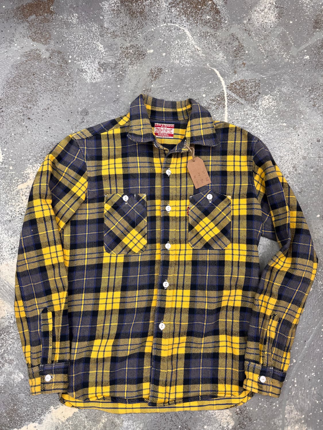 아메카지 리바이스 타탄체크 직물셔츠  상품이미지1