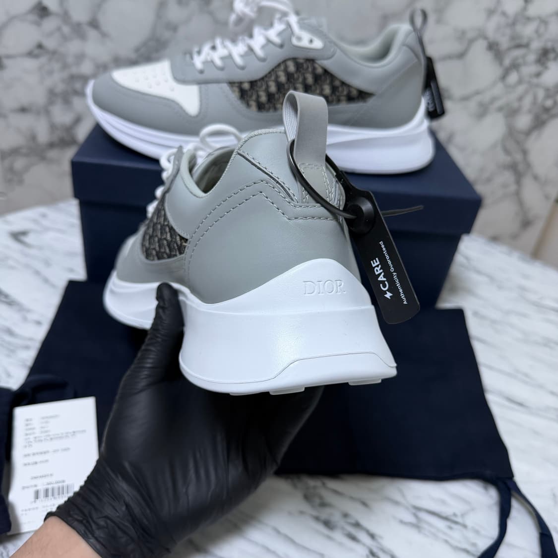 [새상품/42.5] 디올 오블리크 b25 스니커즈 상품이미지5