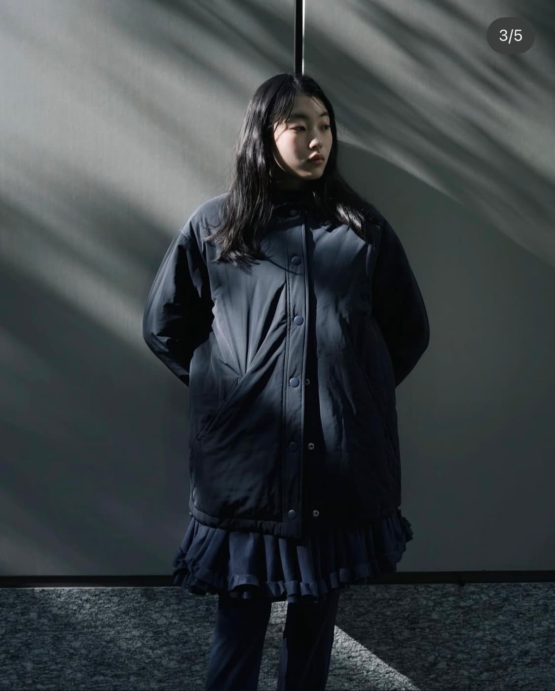 [COSMOSS] 코스모스 패딩 자켓 네이비 상품이미지3