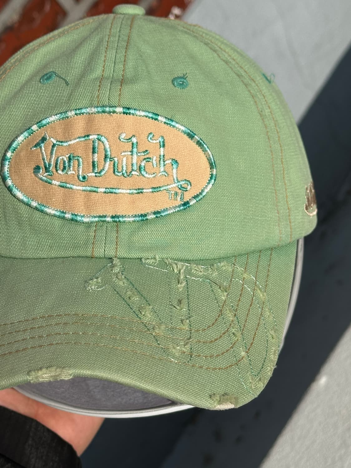 [M-L] 본더치 로고 디트로이트 연두색 볼캡 모자 상품이미지6