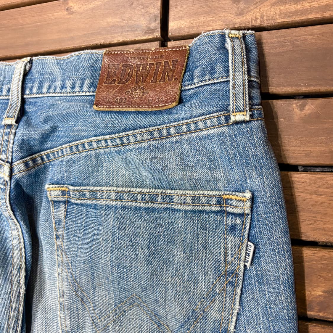 90s 에드윈 403 데님 팬츠 (36) 상품이미지5