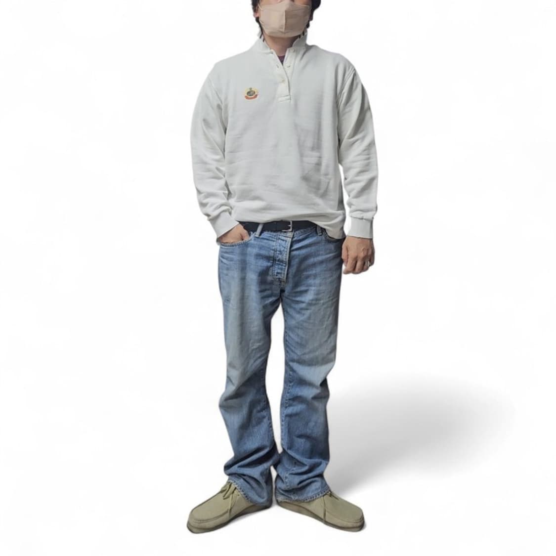 90S 버버리 와플 PK 셔츠 M M0195 상품이미지1