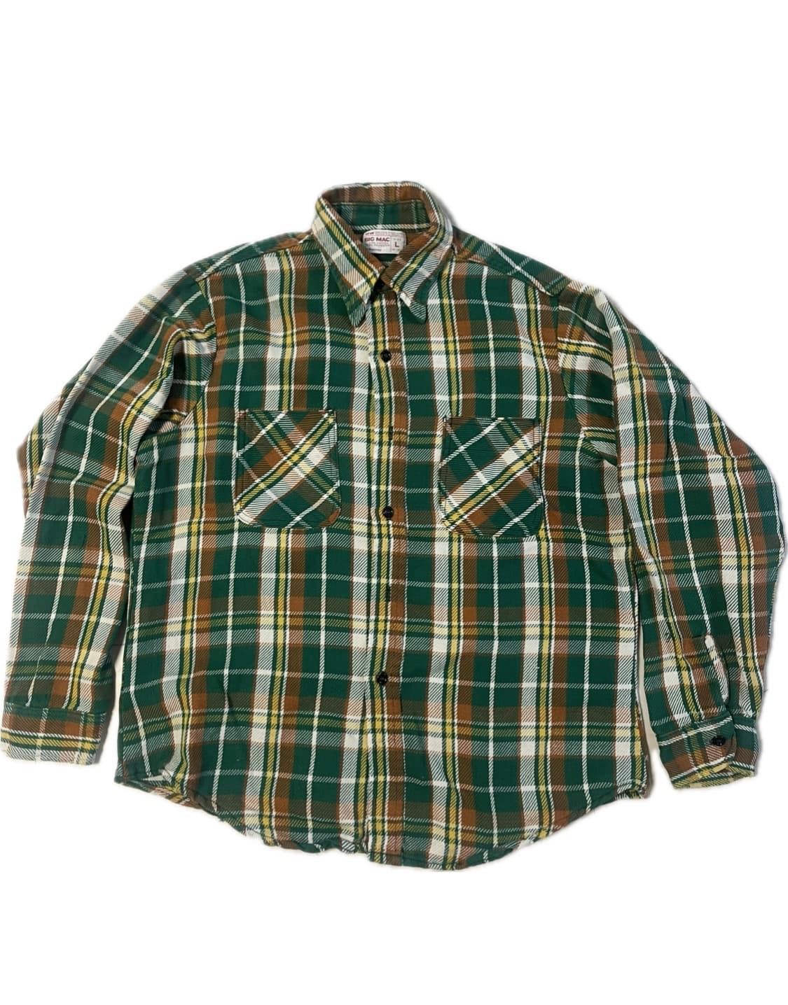 Bic mac 체크셔츠 60s 70s 상품이미지1