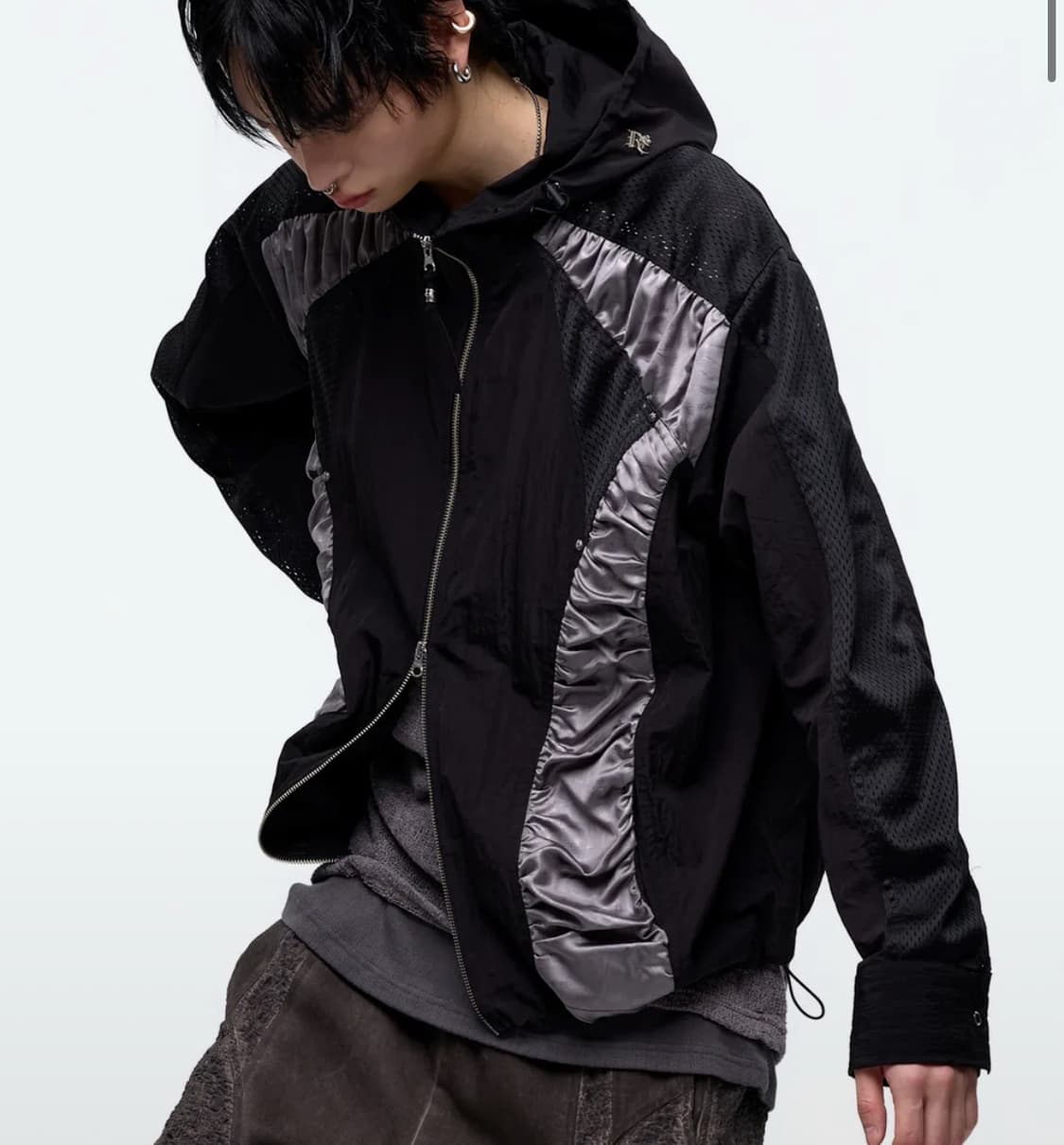 rssc CURVY INCISION WRINKLE WINDBREAKER  상품이미지1