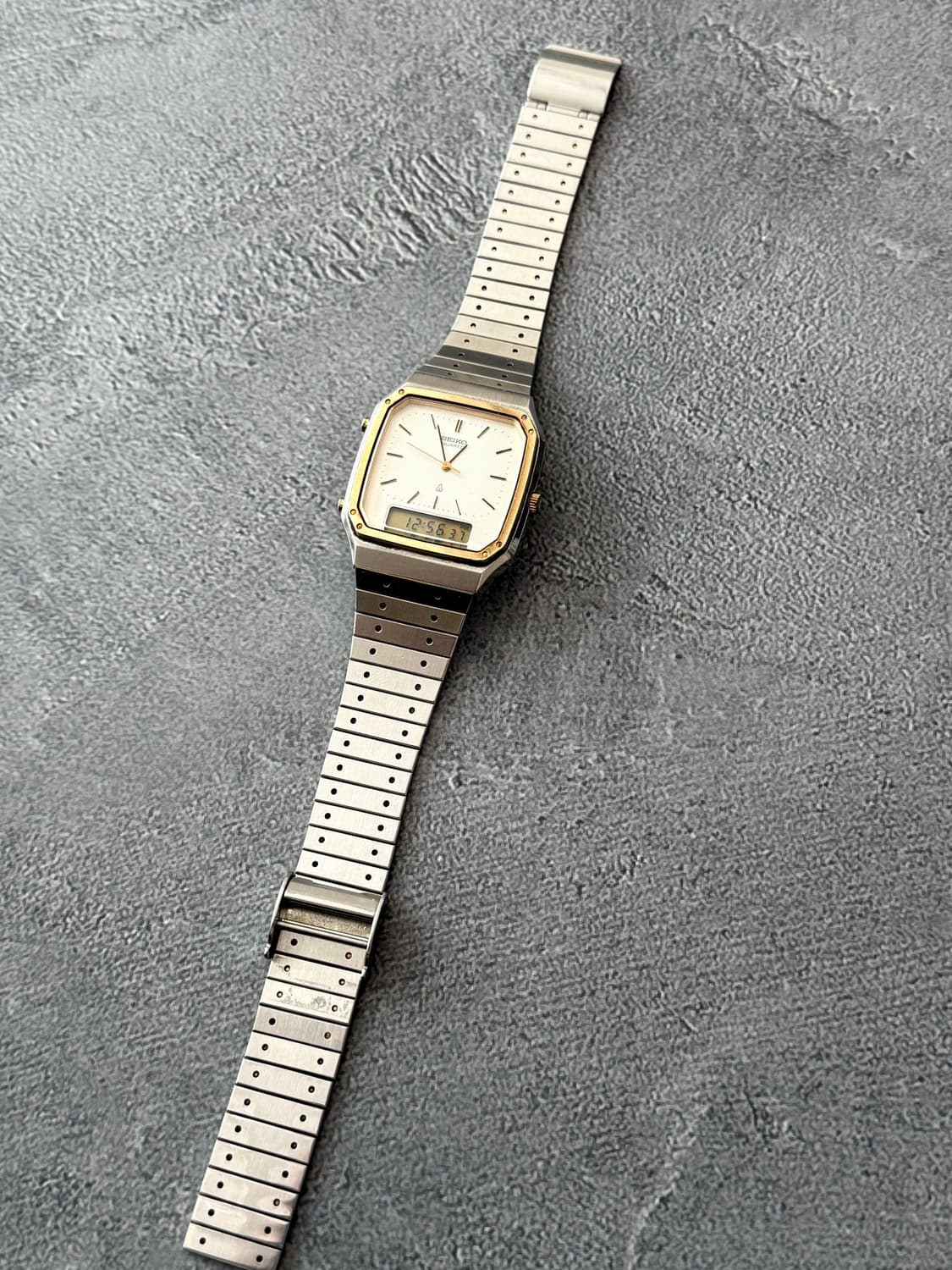 세이코 Seiko 아나디지 콤비 쿼츠 상품이미지2