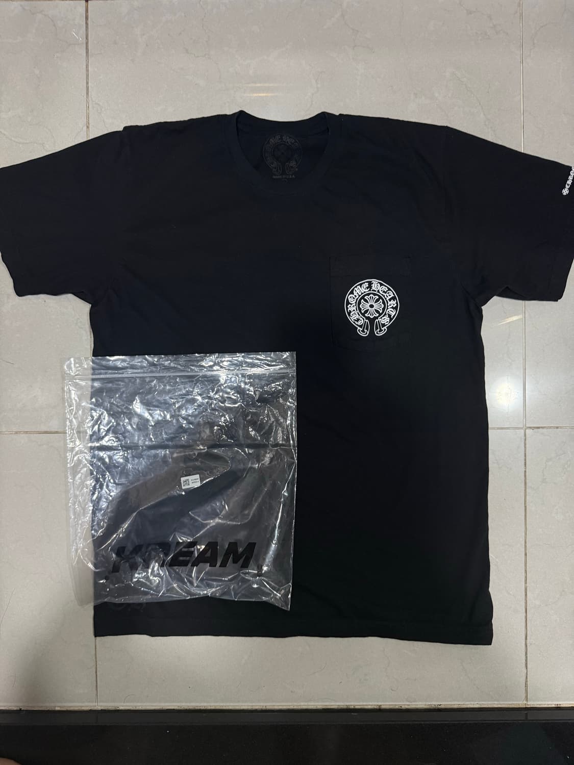 [당일출고,L] 크림판 구매내역 26SS 크롬하츠 홀스슈 포켓 반팔  상품이미지2