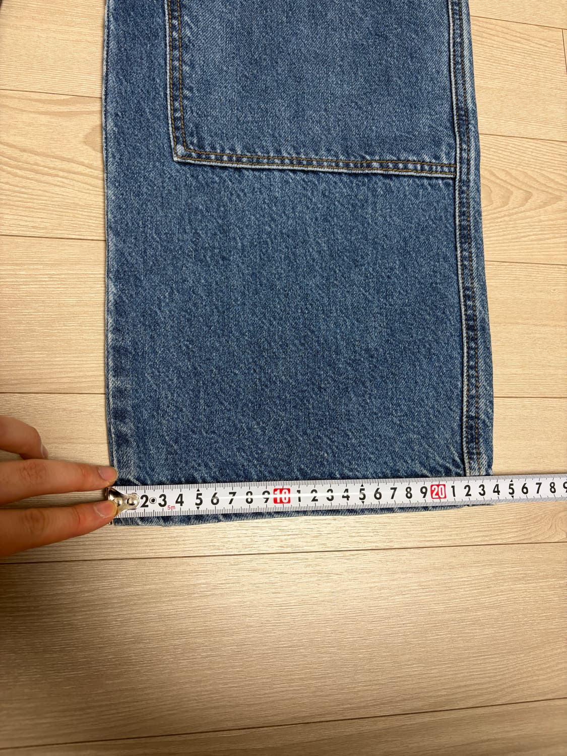 에이카화이트 더블니 팬츠 상품이미지9