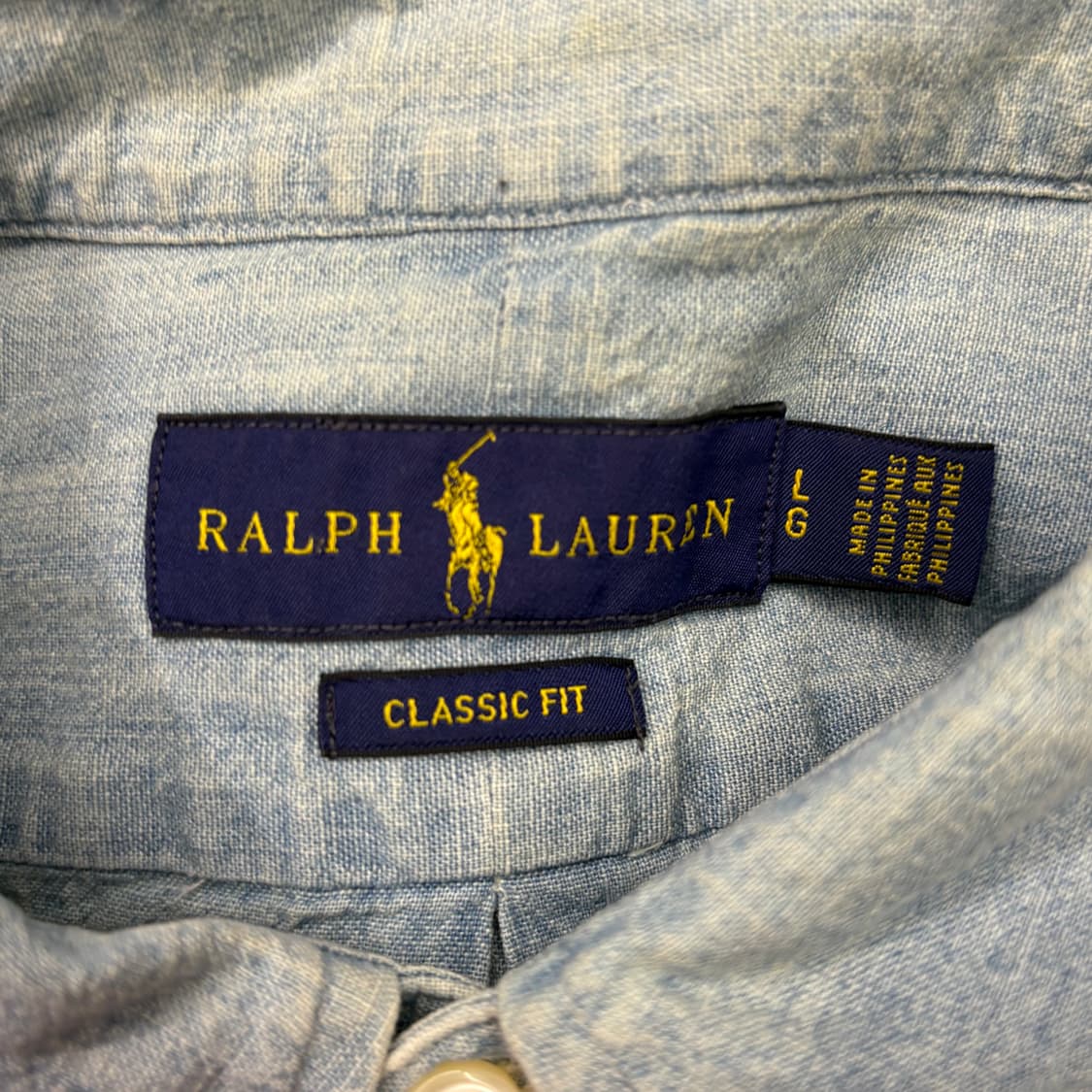 L 폴로랄프로렌 샴브레이 셔츠  상품이미지4