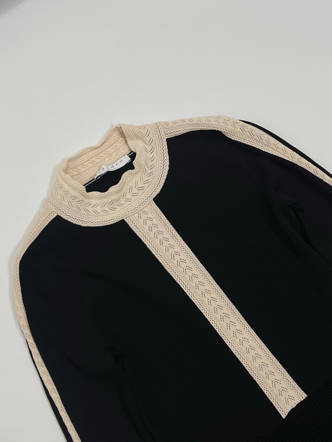 (3사이즈) 산드로 패턴 라인 원피스 상품이미지2