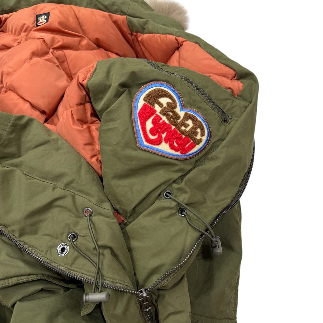 홀하우스 폴프랭크 야상패딩 점퍼 카키 그린 M 95 상품이미지4