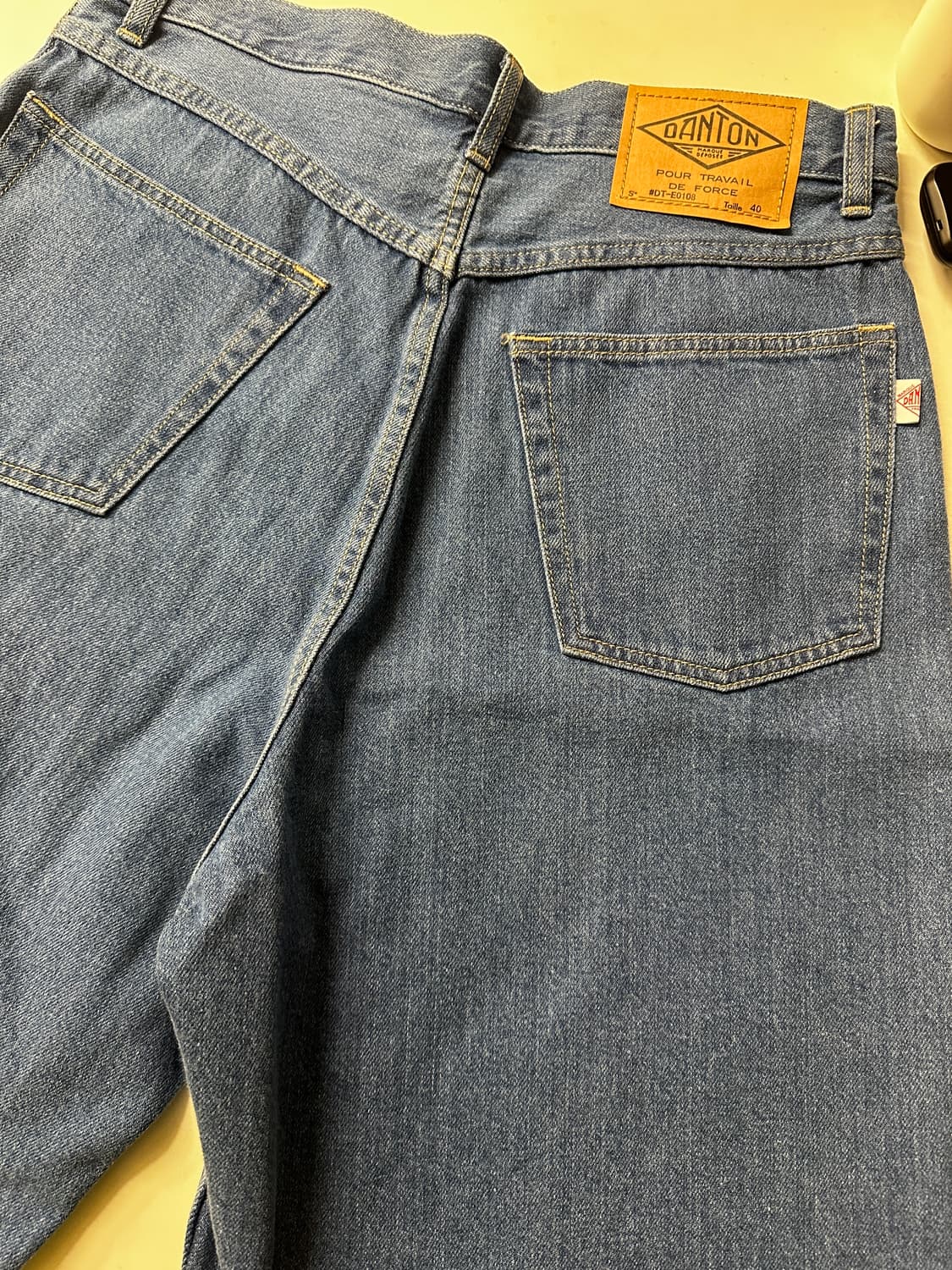 단톤 데님 반바지 40 새상품 상품이미지2