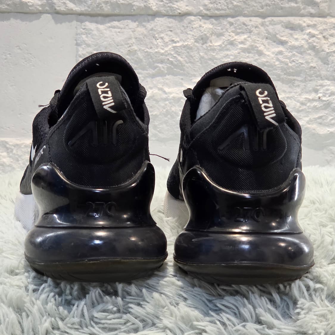 3a-22:나이키 에어맥스 270 블랙 (230mm) 상품이미지3