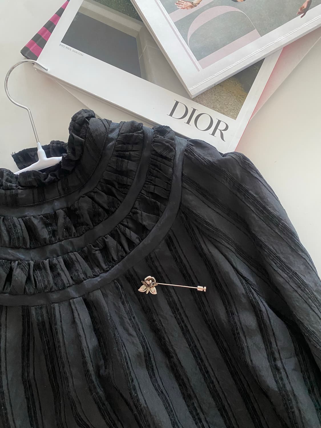 유럽 수입 빈티지 플라워 브로치 상품이미지4