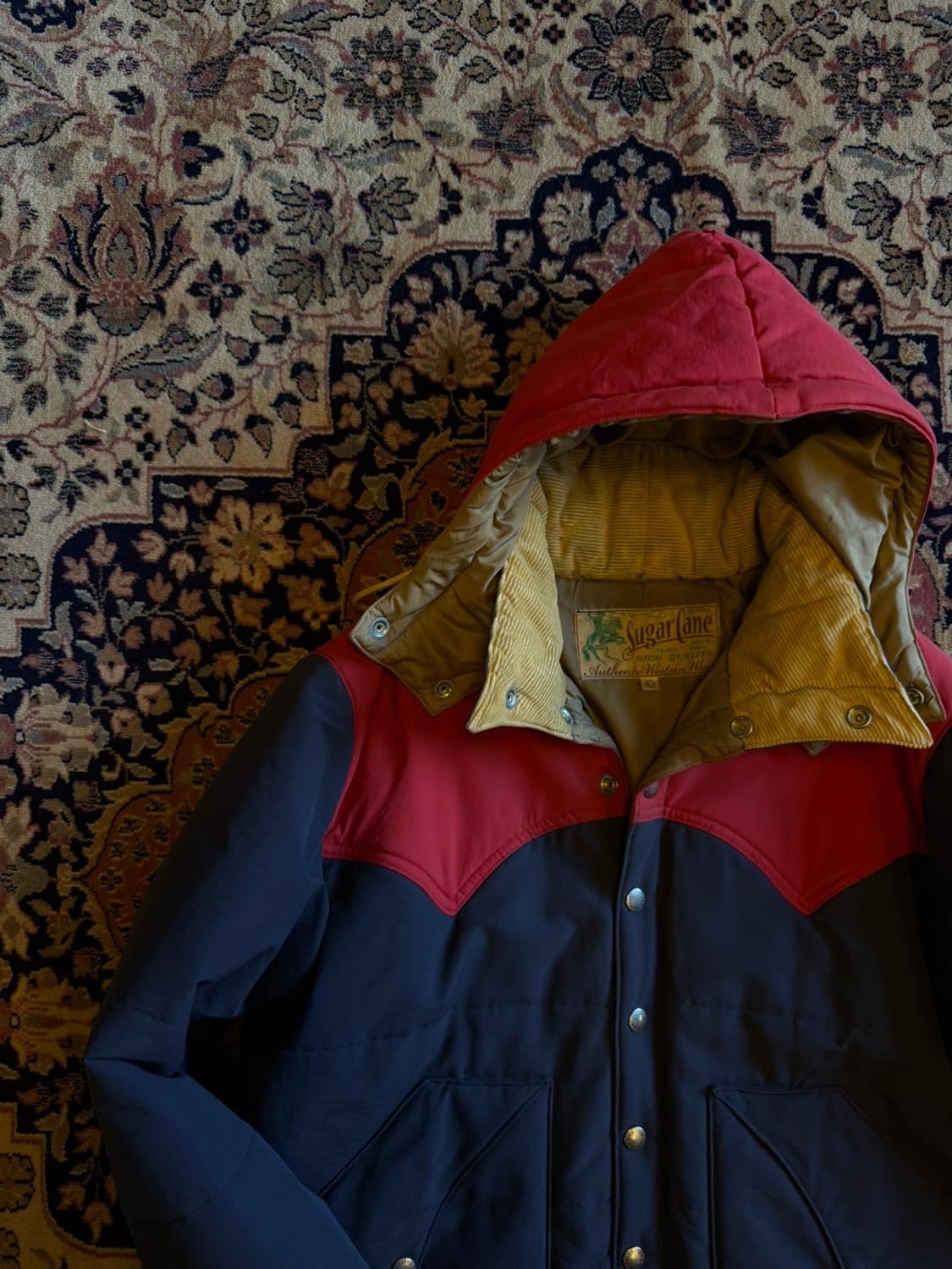 슈가케인 요크 패딩 자켓 슬림100 상품이미지4