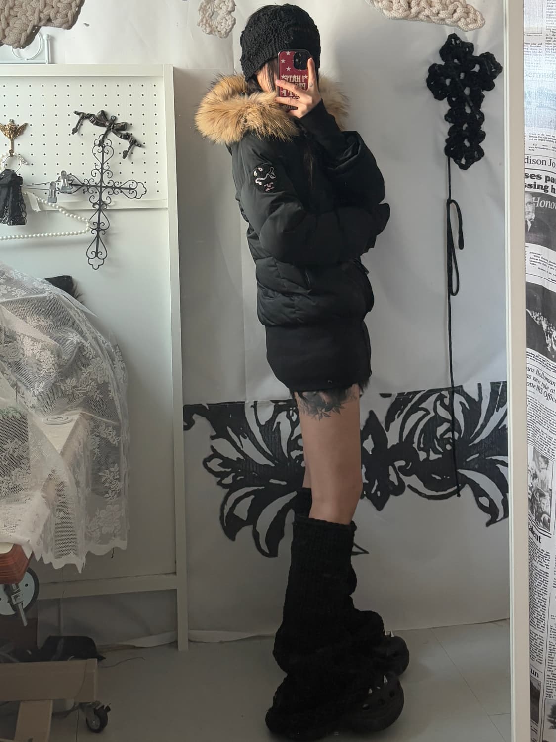 • Duffel coat fur padded coat 상품이미지4