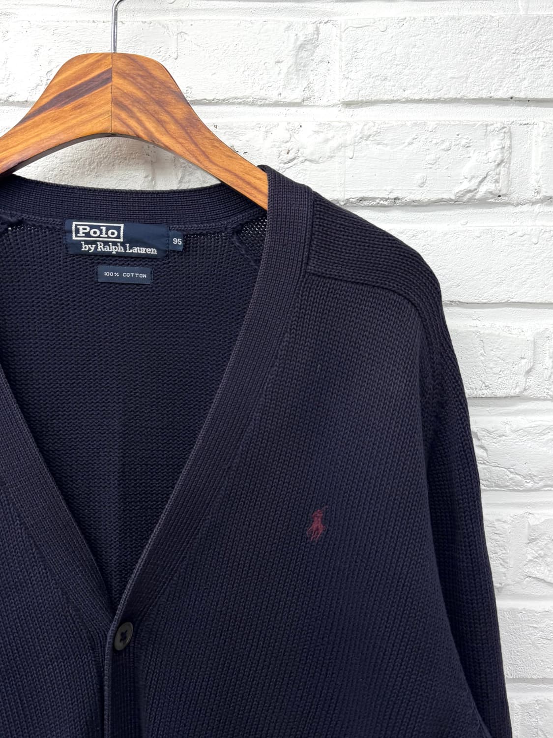 폴로 네이비 코튼 가디건 상품이미지4